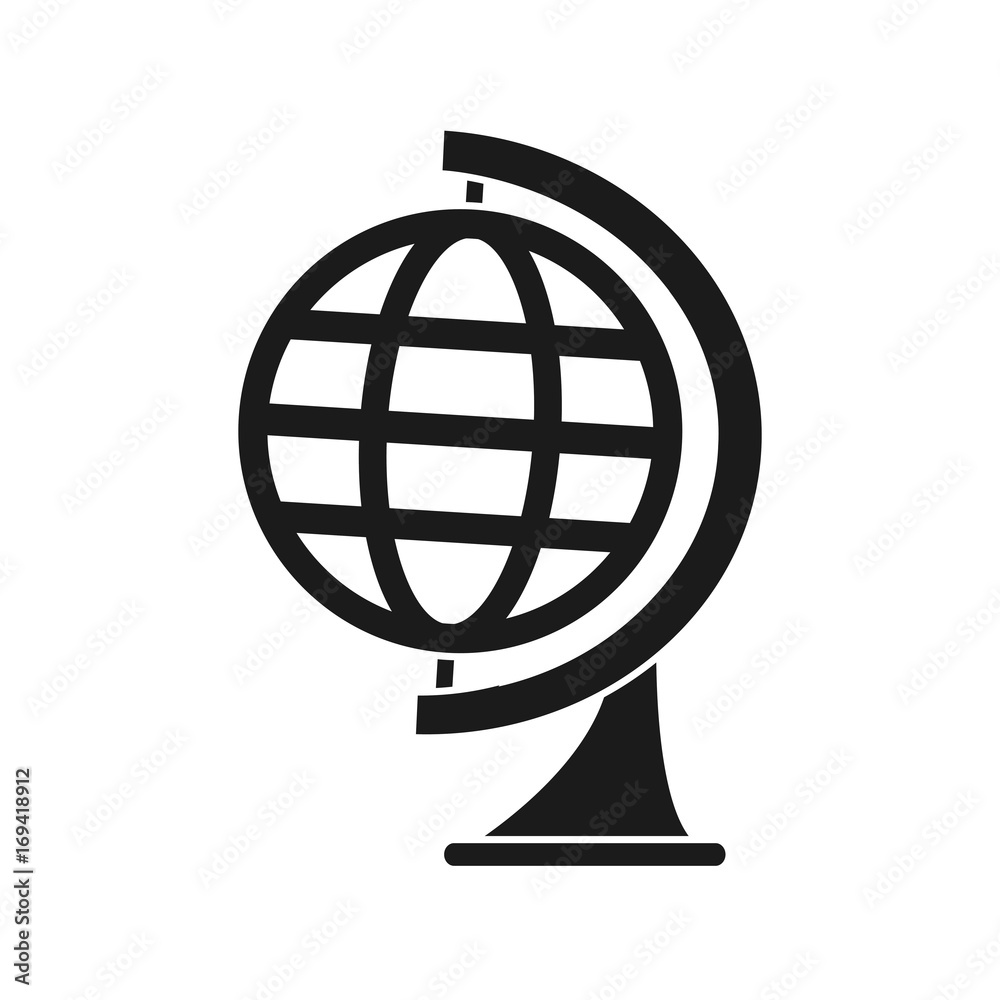 geography tool icon over white background vector illustration geography tool icon over white background vector illustration