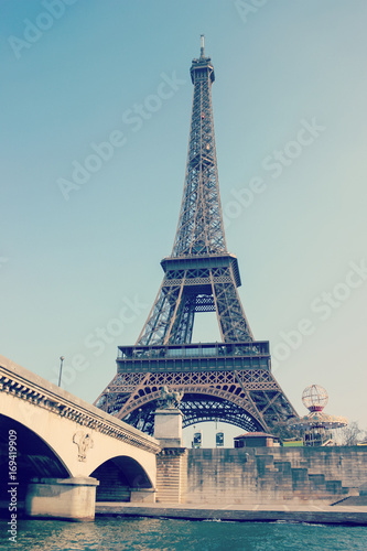 Eiffel Tower, Paris, France, early spring