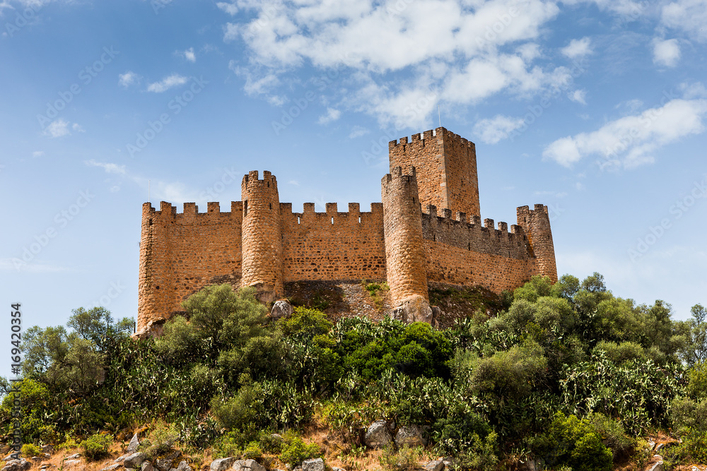 Castle of Almourol, in Almourol city, Portugal