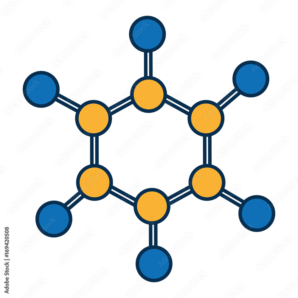 chemical molecule icon over white background vector illustration chemical molecule icon over white background vector illustration