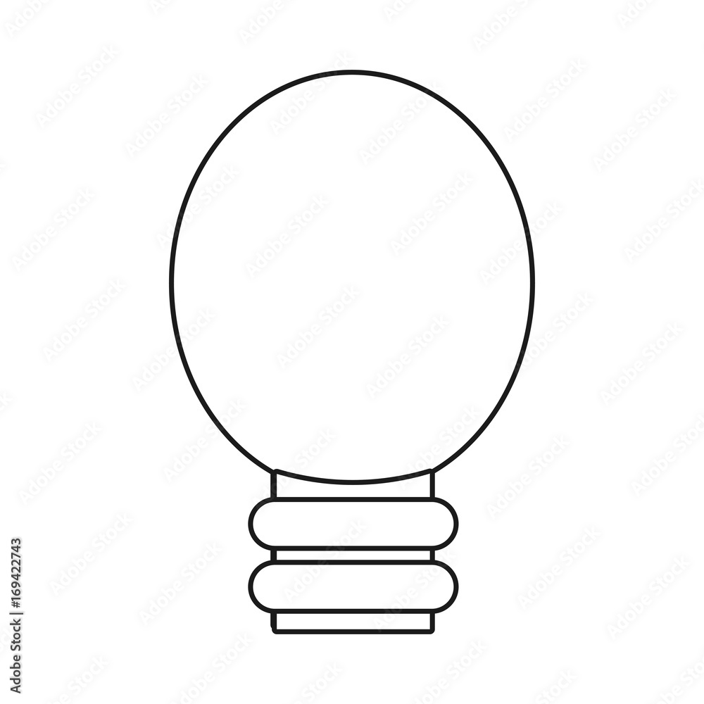 light bulb icon over white background vector illustration light bulb icon over white background vector illustration