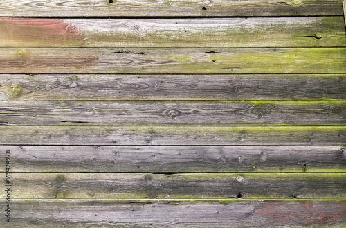 rundown wooden planks