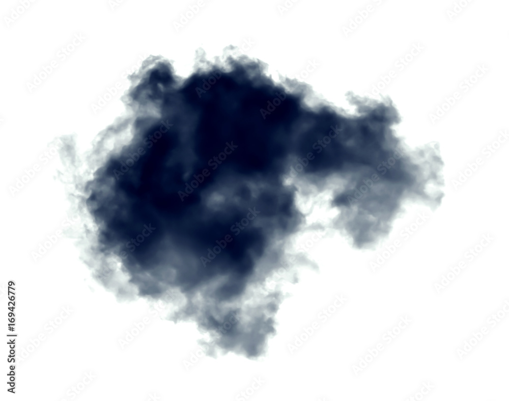 black smoke clouds over white