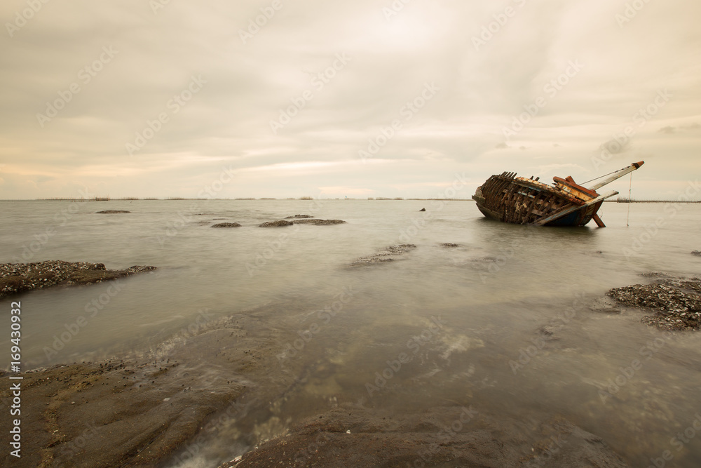 seascape in the evening