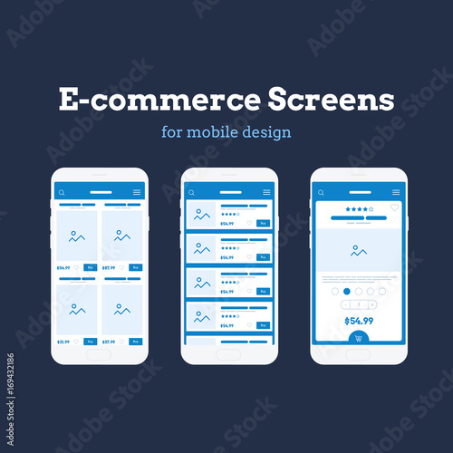 Mobile App Wireframe Ui Kit. Detailed wireframe for quick prototyping.