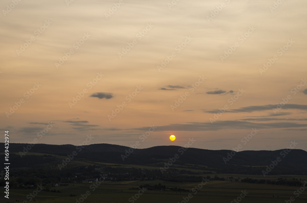 smoke sunset landscape outdoors smoke sunset landscape outdoors