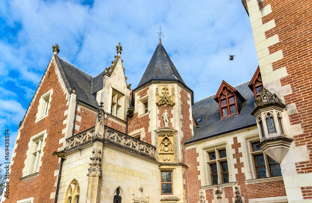 Fototapeta premium Chateau du Clos Luce in Amboise, France.