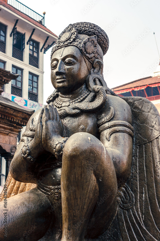Garuda Statue in Durbar square, Kathmandu, Nepal