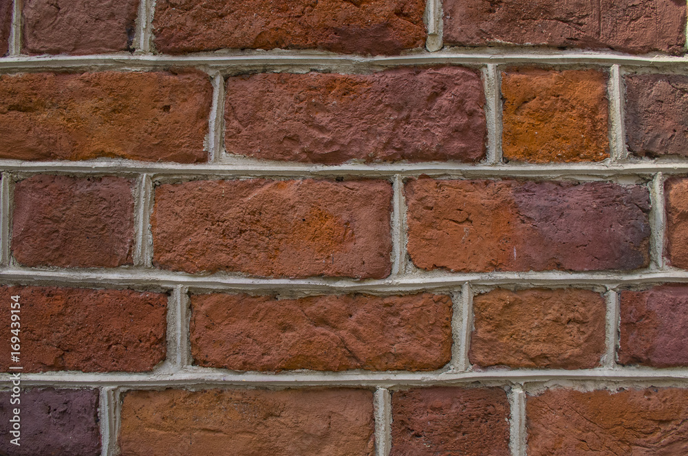 Fototapeta premium Średniowieczny mur ceglany - tekstura