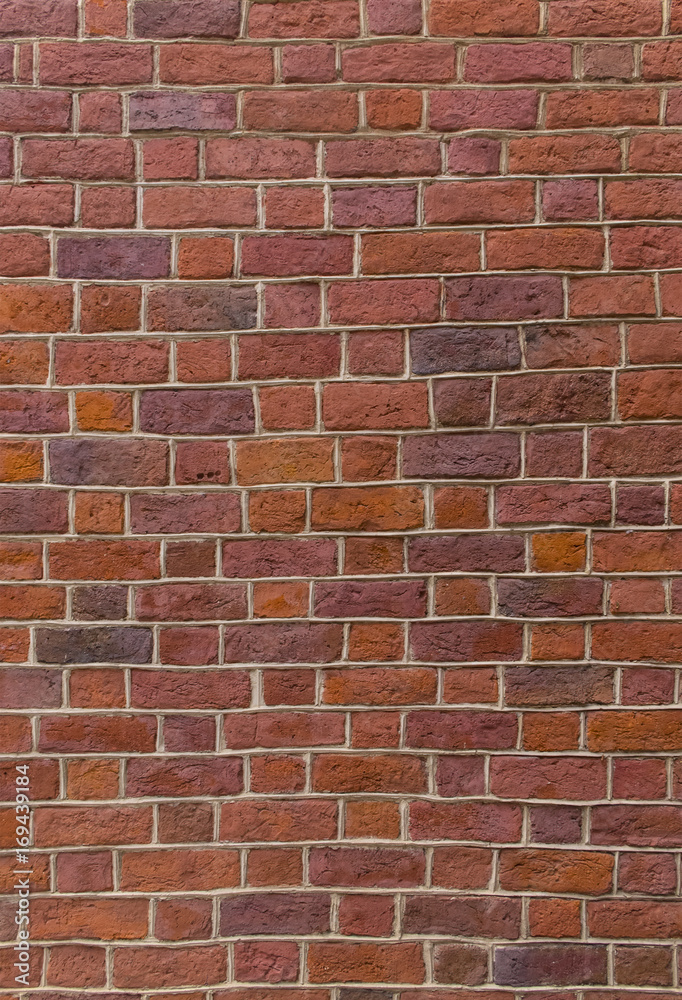 Obraz premium Średniowieczny mur ceglany - tekstura