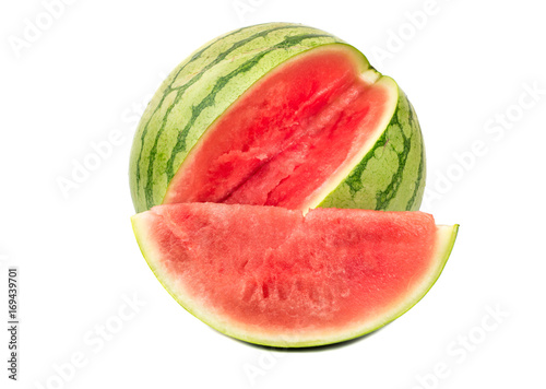 Watermelon with slice