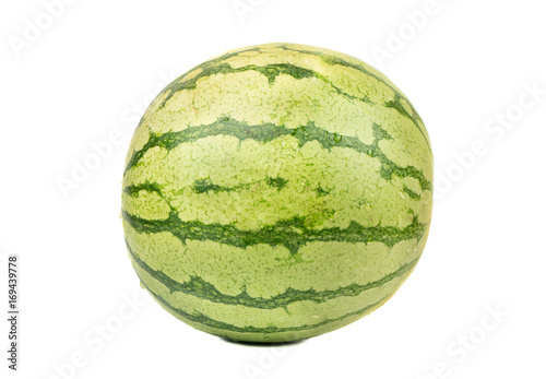 Ripe watermelon isolated