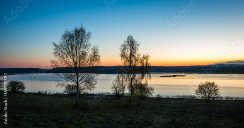 Dawn over the lake Pozezdrze on Masuria, Poland © Artur Bociarski