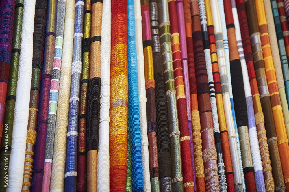bolts of multi color fabric bolts of multi color fabric