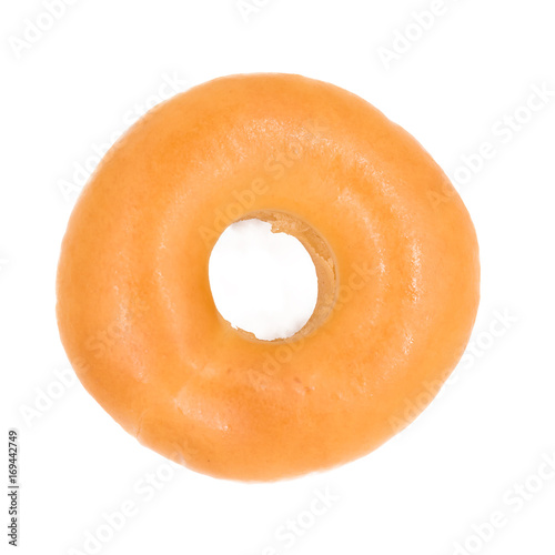 Donut bread on a white background