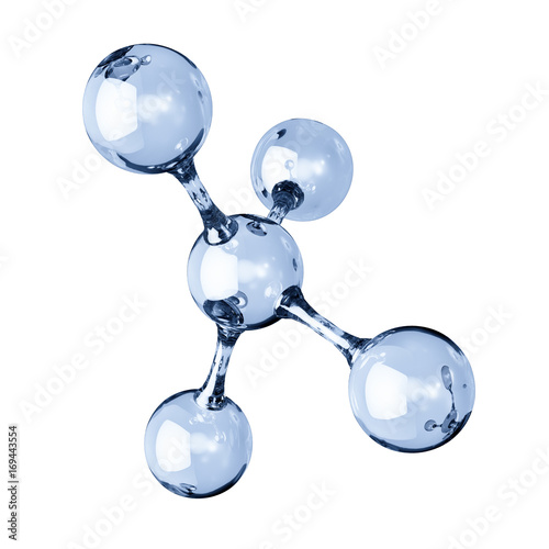 Glass molecule model