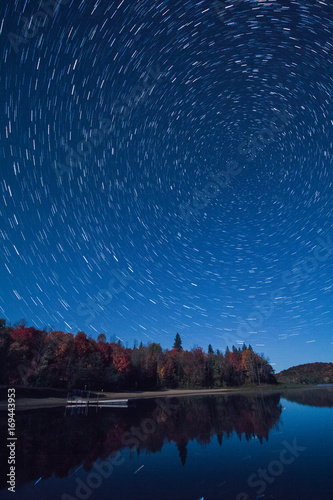Dock Under Startrails