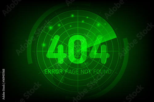404  error not found page in style scan radar