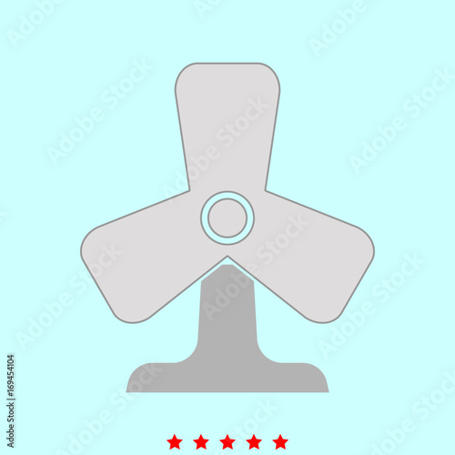 Fan  set  it is color icon .