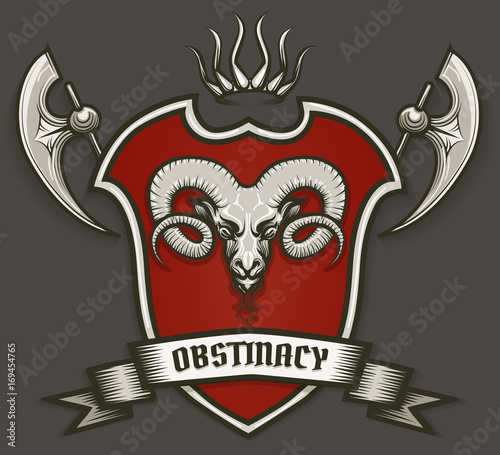 Coat of Arms with Ram head