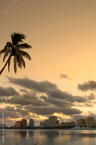 View of West Palm Beach Florida from the Inter coastal © rstpierr