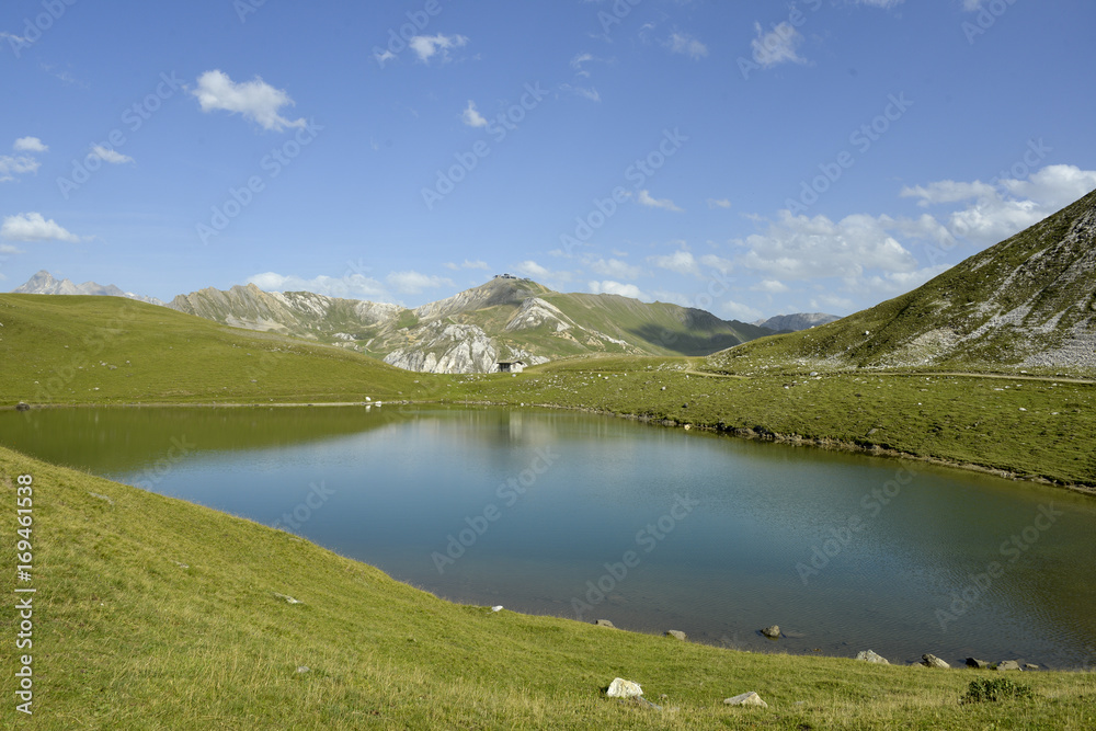 Lac du Chardonnet, Tignes, massif de la Vanoise, Haute Tarentaise, Savoie, 73