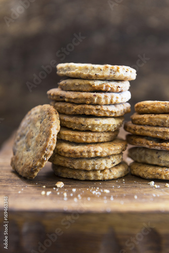 Hazelnut Cookie Stack