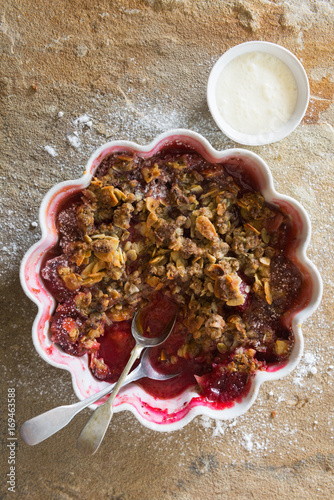 Plum Crumble