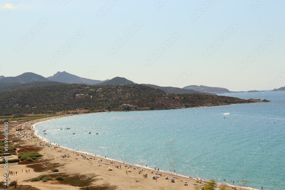 Ein Strand auf Korsika