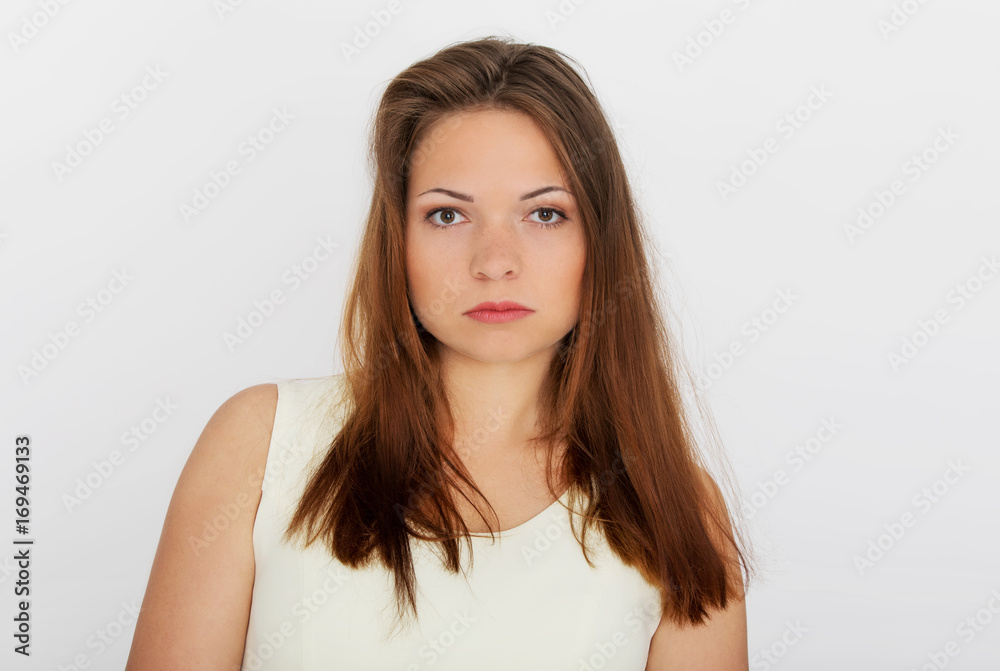 Angry young woman Angry young woman