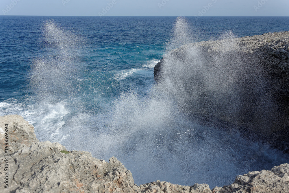 Strong sea waves