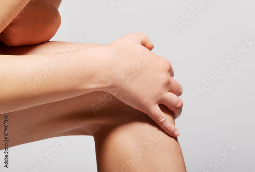 Fototapeta Naklejka Na Ścianę i Meble -  The pain in knee