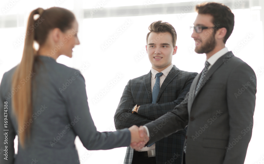 business concept .handshake of business people business concept .handshake of business people