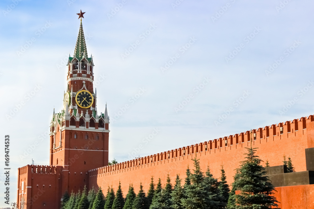 Moscow Kremlin, Red Square, Spasskaya Tower Moscow Kremlin, Red Square, Spasskaya Tower