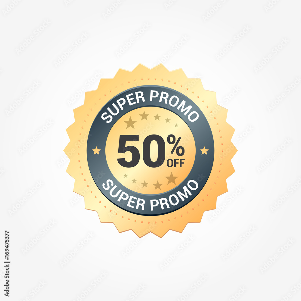 Super Promo 50% Off Medal Super Promo 50% Off Medal