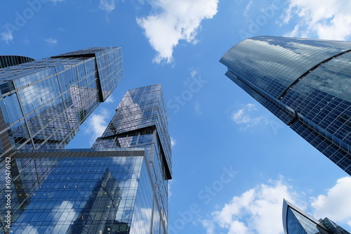 Moscow City skyscrapers