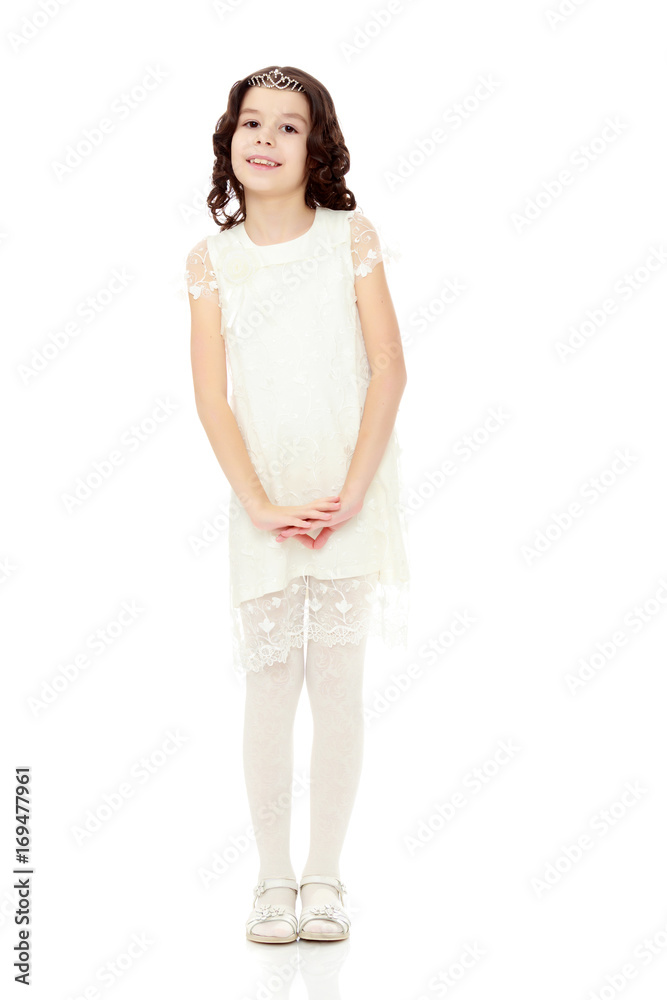 Beautiful girl with dark hair. Beautiful girl with dark hair.