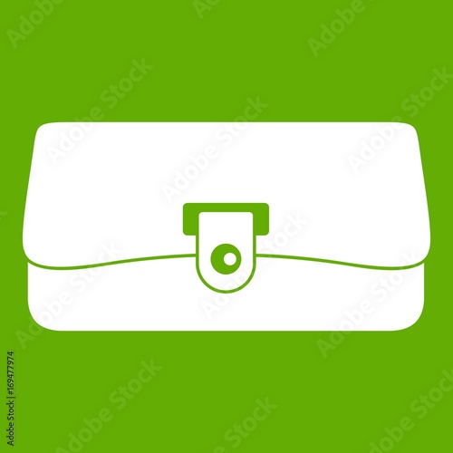 Small wallet icon green photo