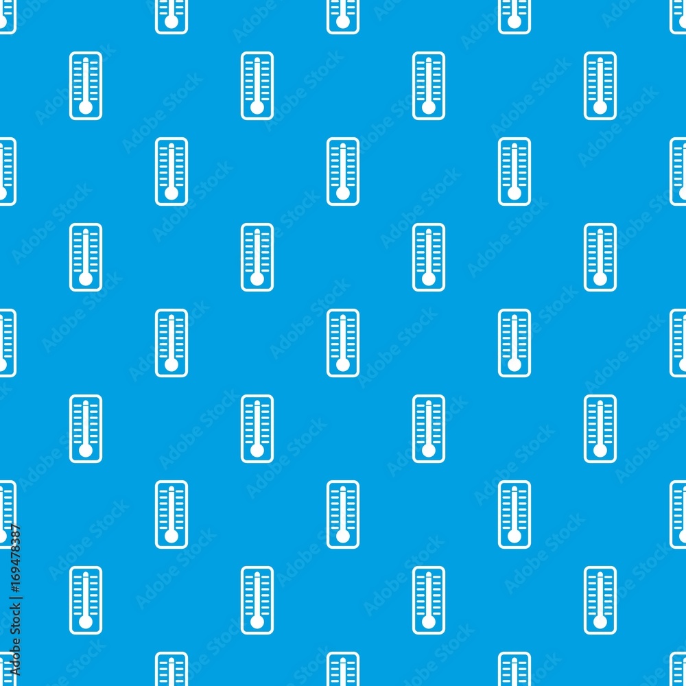 Thermometer indicates high temperature pattern seamless blue Thermometer indicates high temperature pattern seamless blue