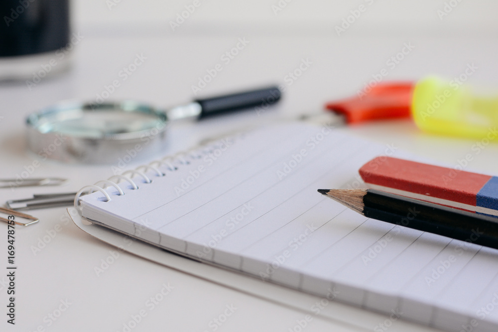 school supplies, back to school concept