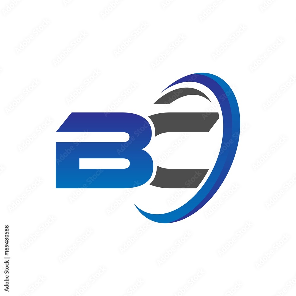 vector initial logo letters bc with circle swoosh blue gray vector initial logo letters bc with circle swoosh blue gray