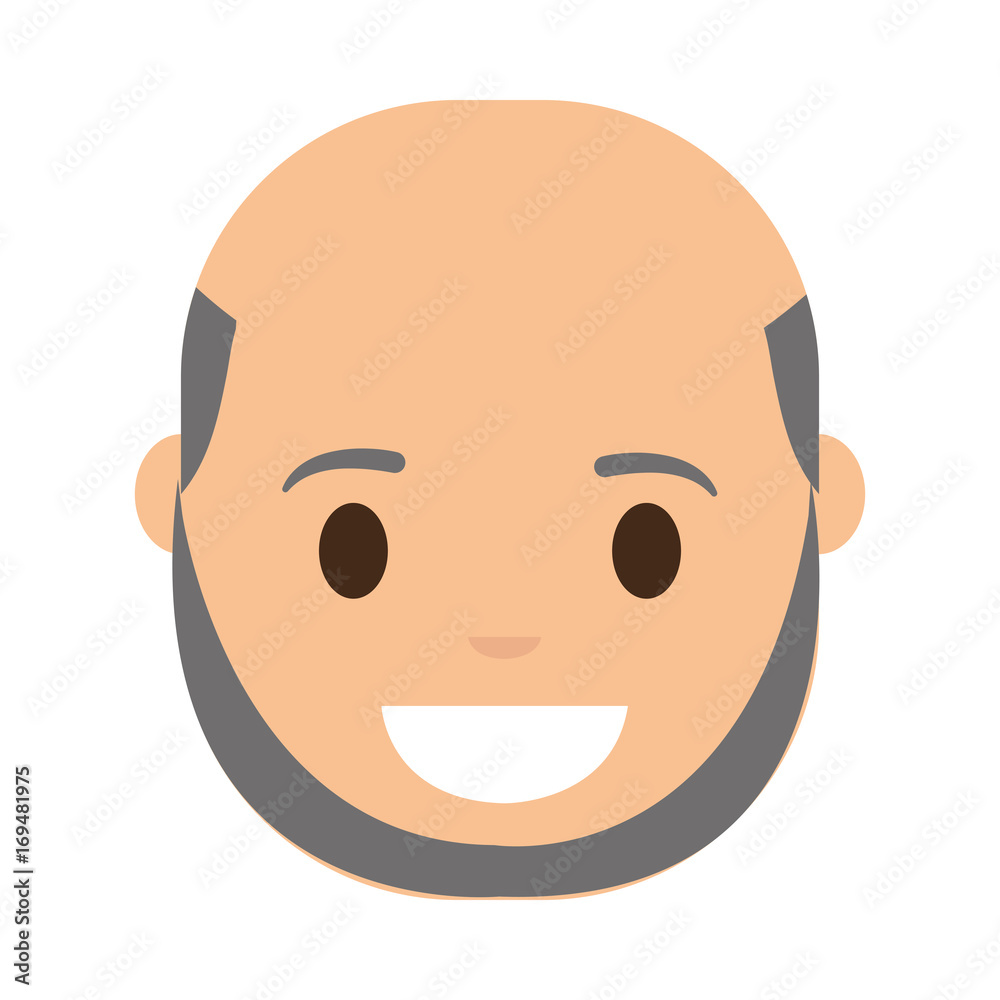 cartoon man with beard icon over white background colorful design vector illustration cartoon man with beard icon over white background colorful design vector illustration