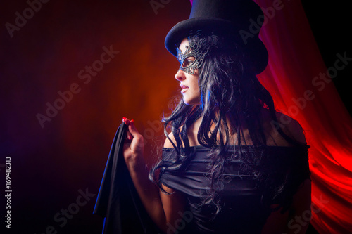 Halloween. The girl in the ...