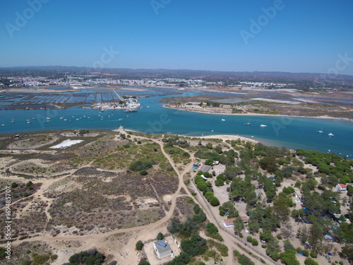 Playa de Tavira en el Algarve portugues