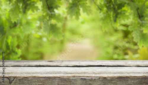 Wooden table background