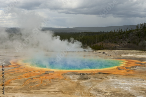 Grand Prismatic spring, Yellowstone, NP, WY, USA