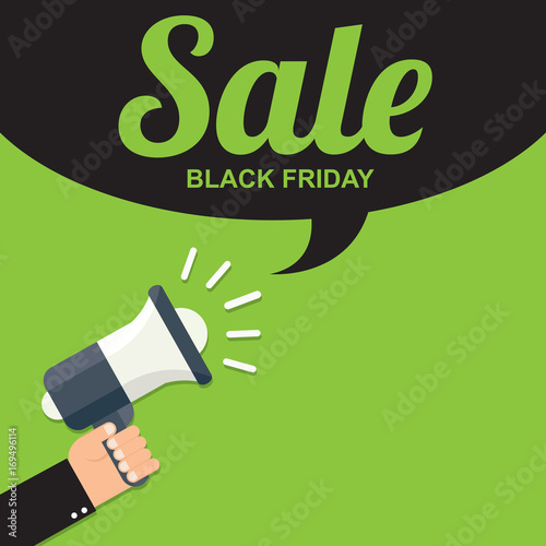 black friday sale invitation