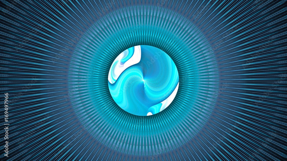 Illustration of concentric circles and lines. Illustration of concentric circles and lines.