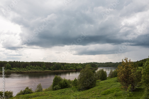 The sky and clouds