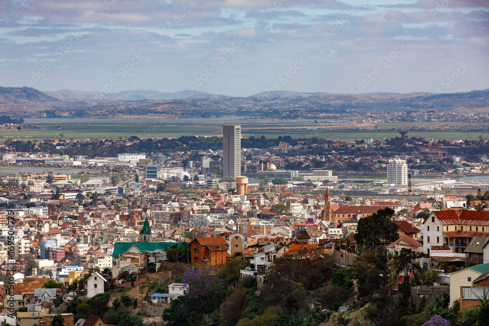 Antananarivo cityscape, capital of Madagascar